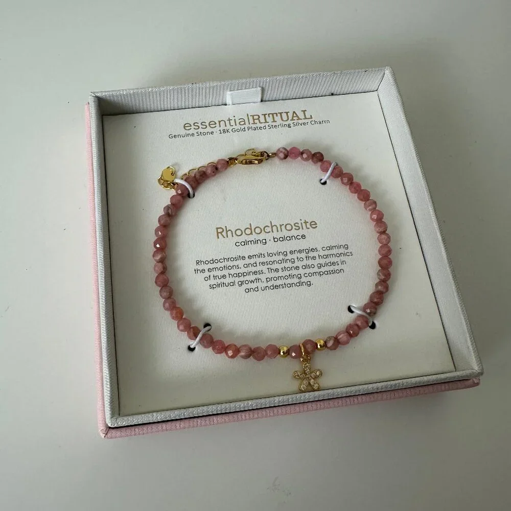 Essential Ritual Rhodochrosite Bracelet - Picture 1 of 2